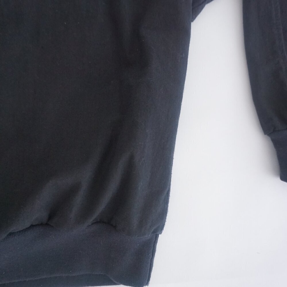 Vintage '90S Black Brooks Active Sportswear Long Sleeve Lightweight Sweater L - Picture 6 of 11